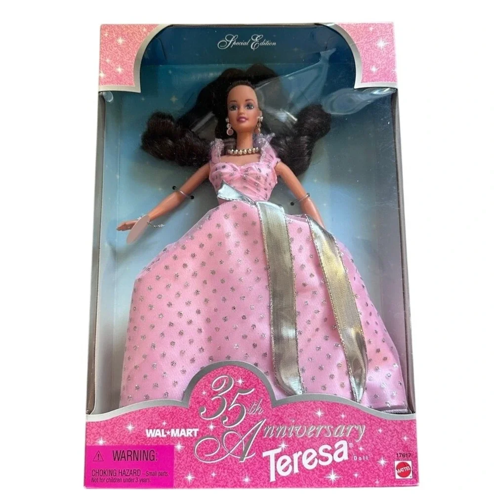 Mattel 35th Anniversary Teresa Doll Pink New In Box Special Edition 17617 1997